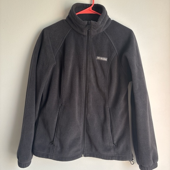 Columbia Jackets & Blazers - Columbia Charcoal Black Fleece Jacket
